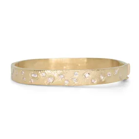 18K Diamond Cocktail Cuff Bracelet