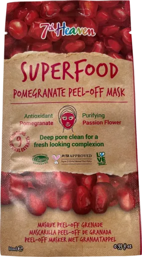 7th Heaven Superfood Pomegranate Peel-Off Mask 10ml