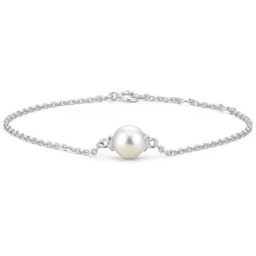 8mm Solitaire Freshwater Cultured Pearl Bracelet