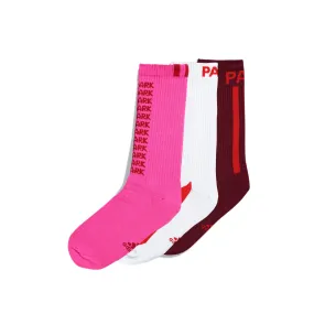 Adidas x Ivy Park Sock 3 Pack 'Shock pink/white'