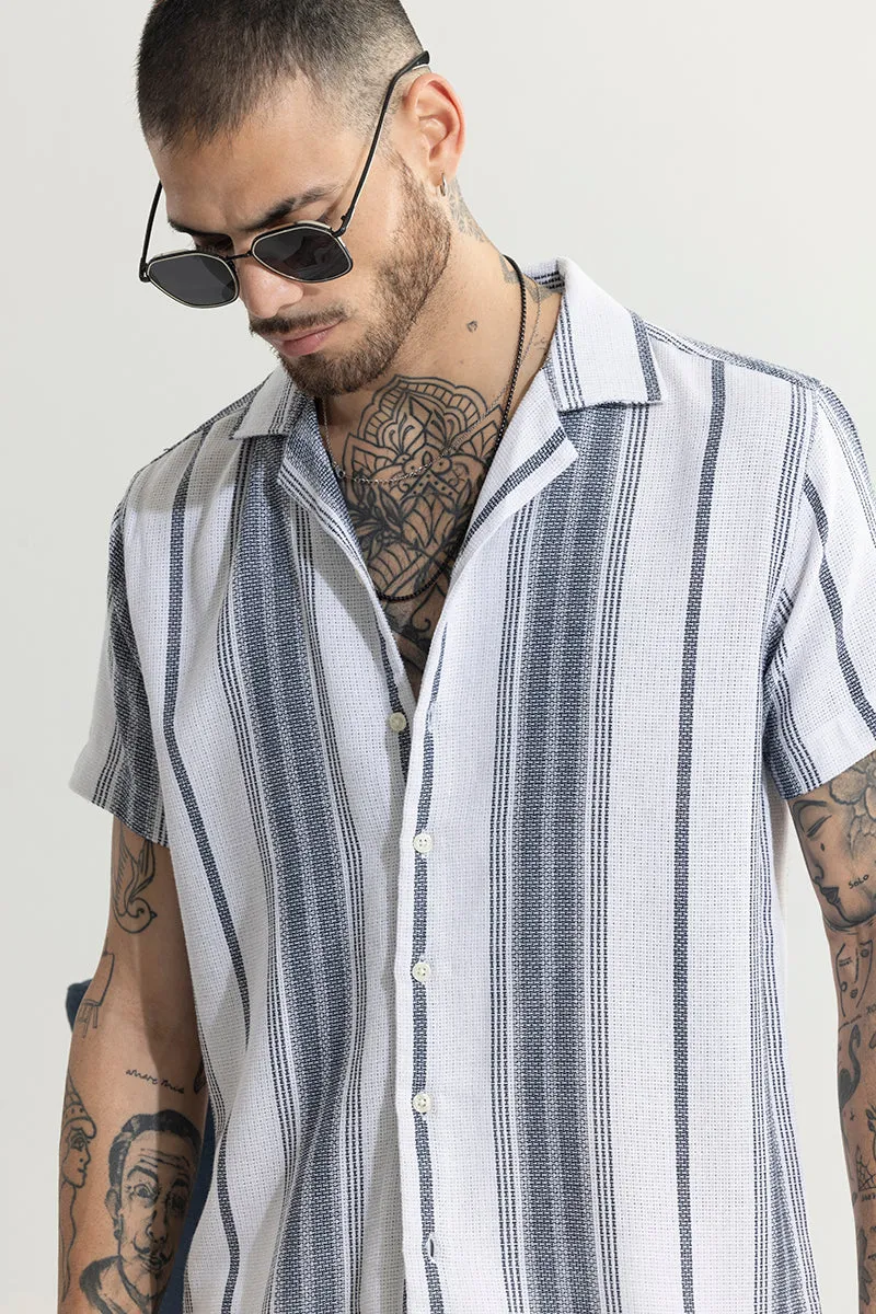 Aspect Stripe Grey Shirt