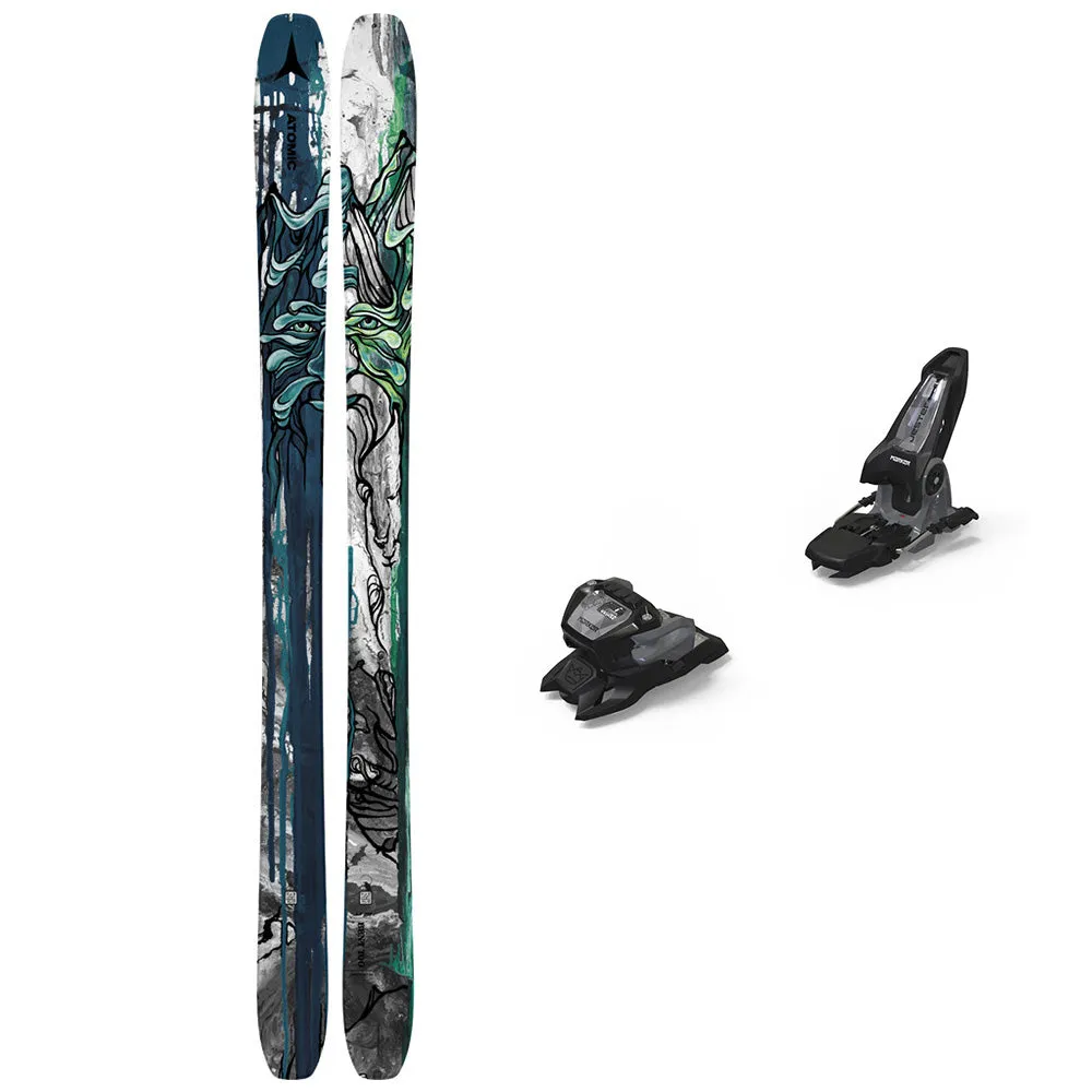 Atomic Bent 100 Skis 2024 / Marker Jester 16 ID Ski Bindings Package