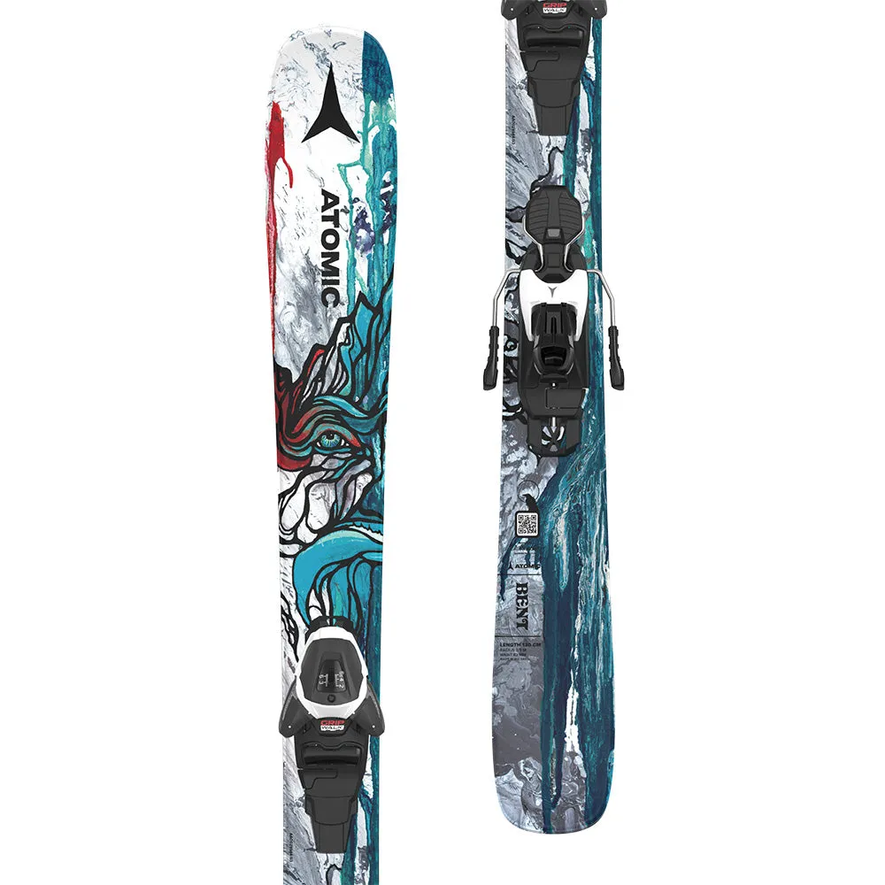 Atomic Bent JR 110-130 Kids Skis / L 6 GW Ski Bindings 2024