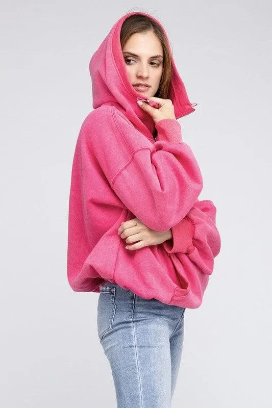 BiBi Stitch Detailed Elastic Hem Hoodie