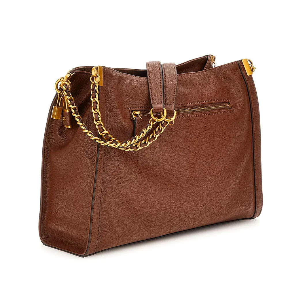 Borsa Donna a Spalla GUESS Linea Shemara colore Brown