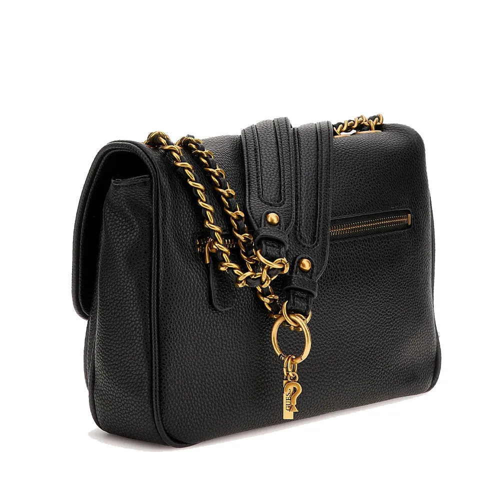 Borsa Donna a Tracolla GUESS Chiusa con Pattina Linea Becci colore Black