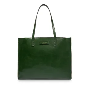 Borsa Donna Shopper THE BRIDGE Linea Mirra in Pelle Verde Smeraldo