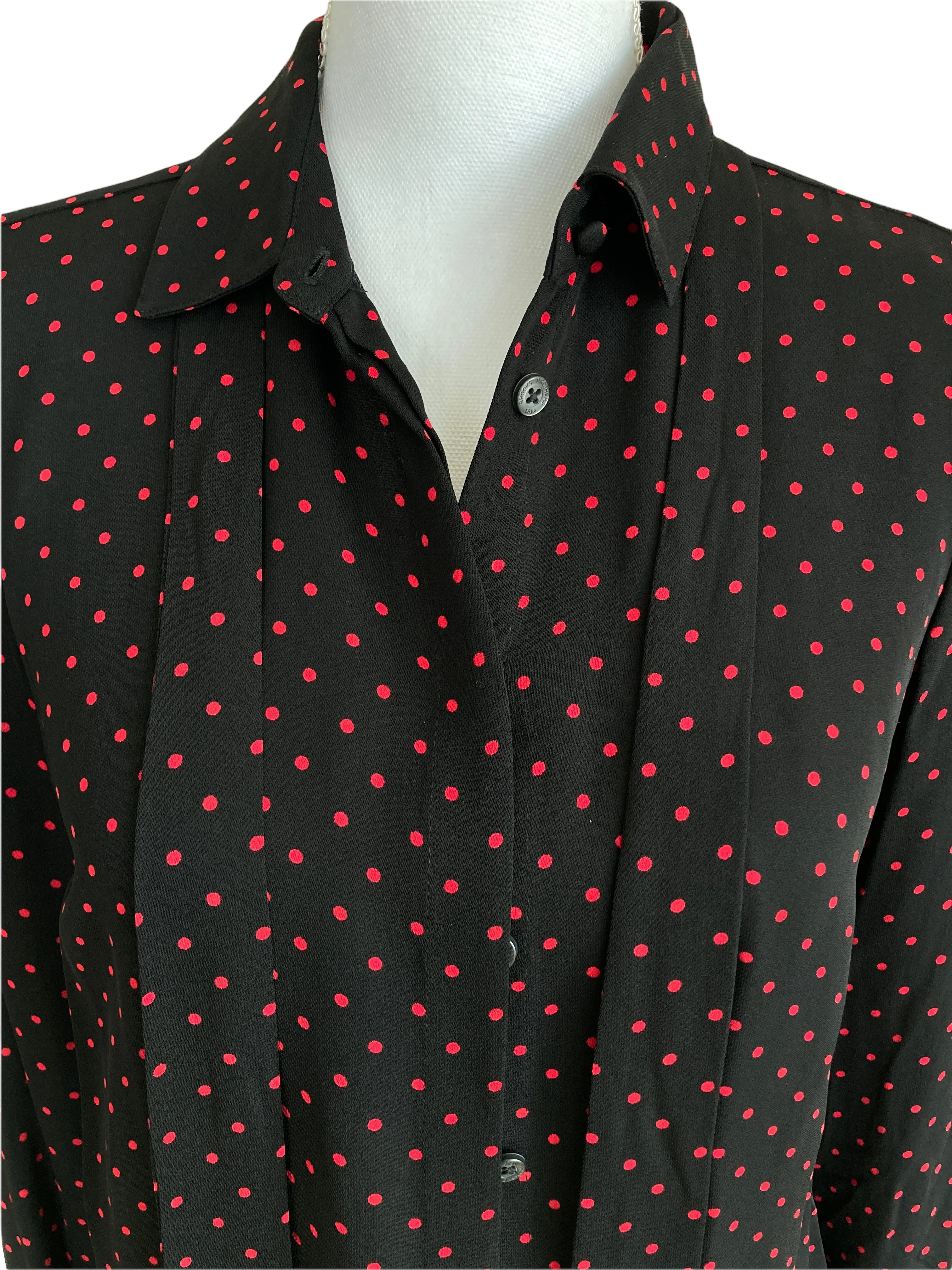 Brooks Brothers Red Fleece Blouse, 0