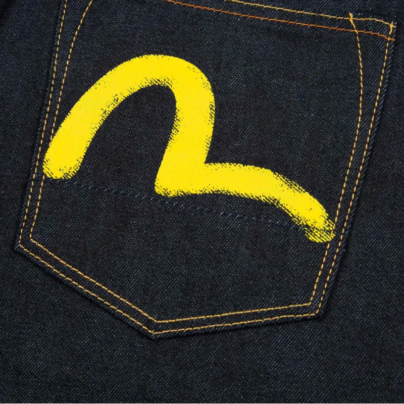 Denim EVISU Logo Pocket Yellow