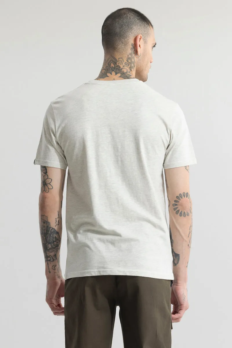 EasyEssentials Ecru Melange T-Shirt