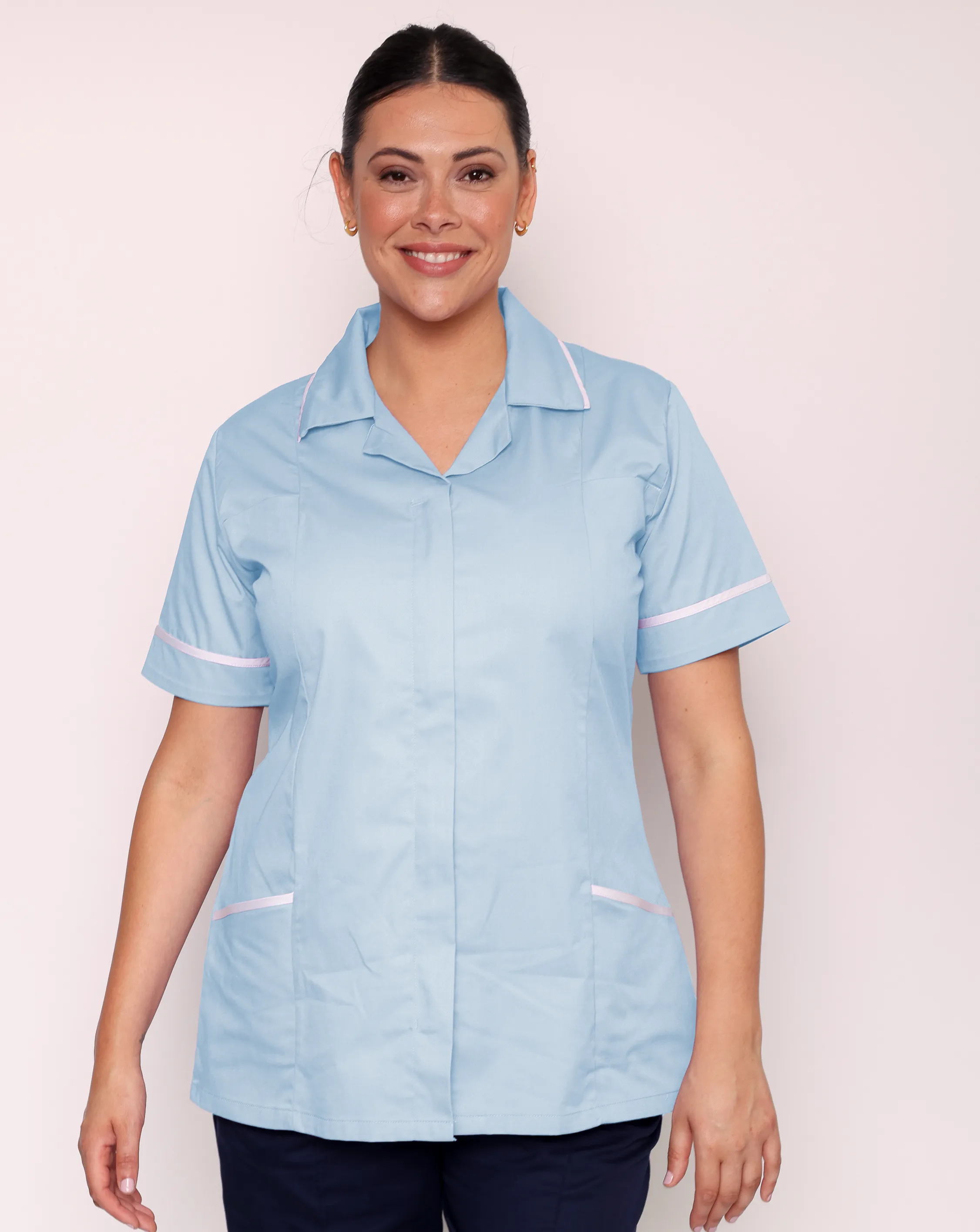 Eliza Revere Collar Healthcare Tunic