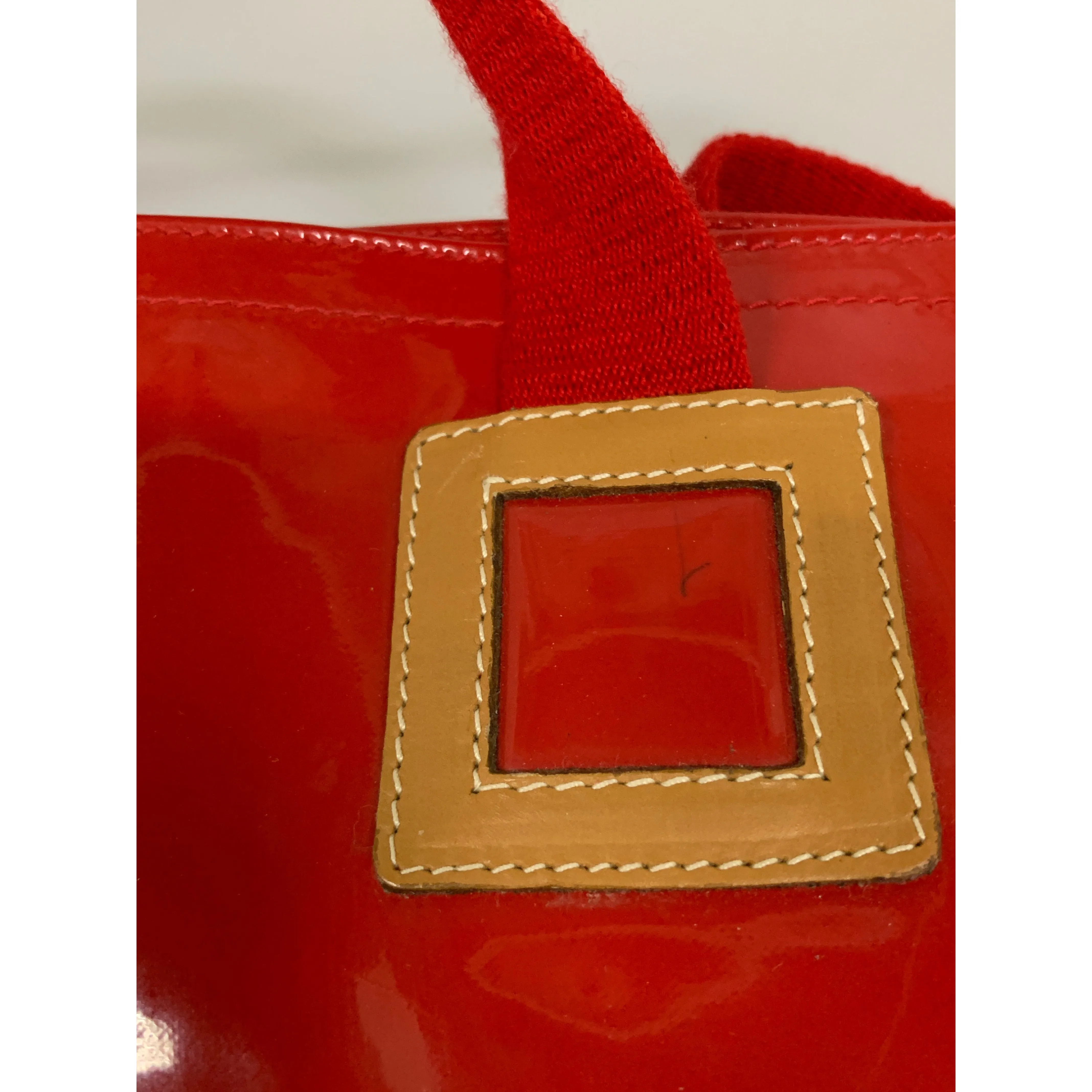 #FENDI/Tote Bag/RED/Enamel