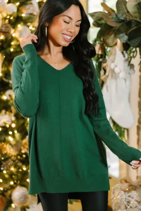 Get To Know You Emerald Green Tunic