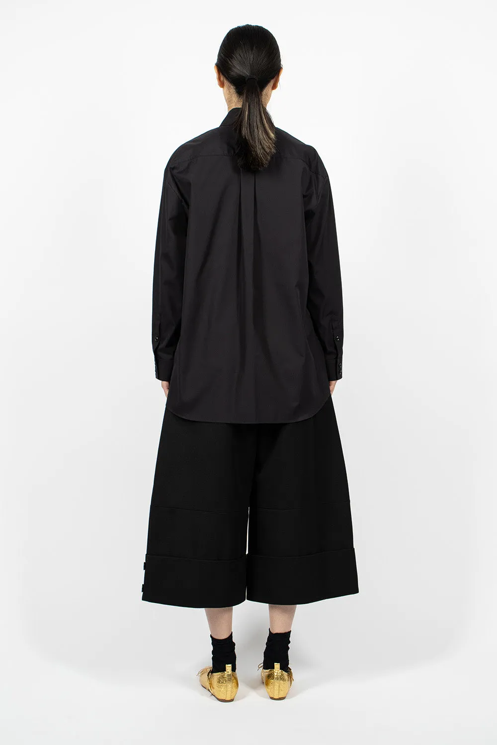 Hem Cuff Wide Trouser