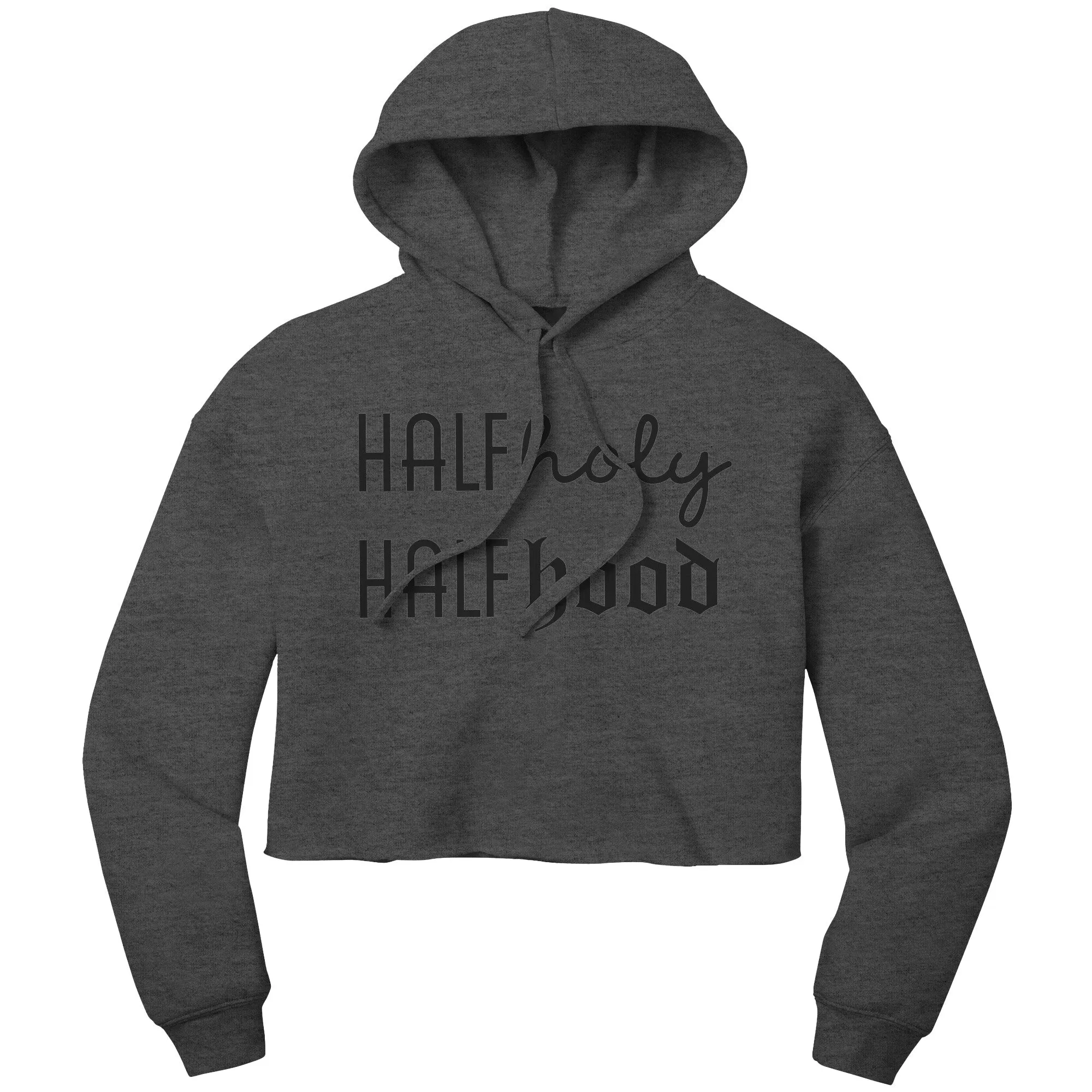 Holy Hood Womens Cropped Hoodie