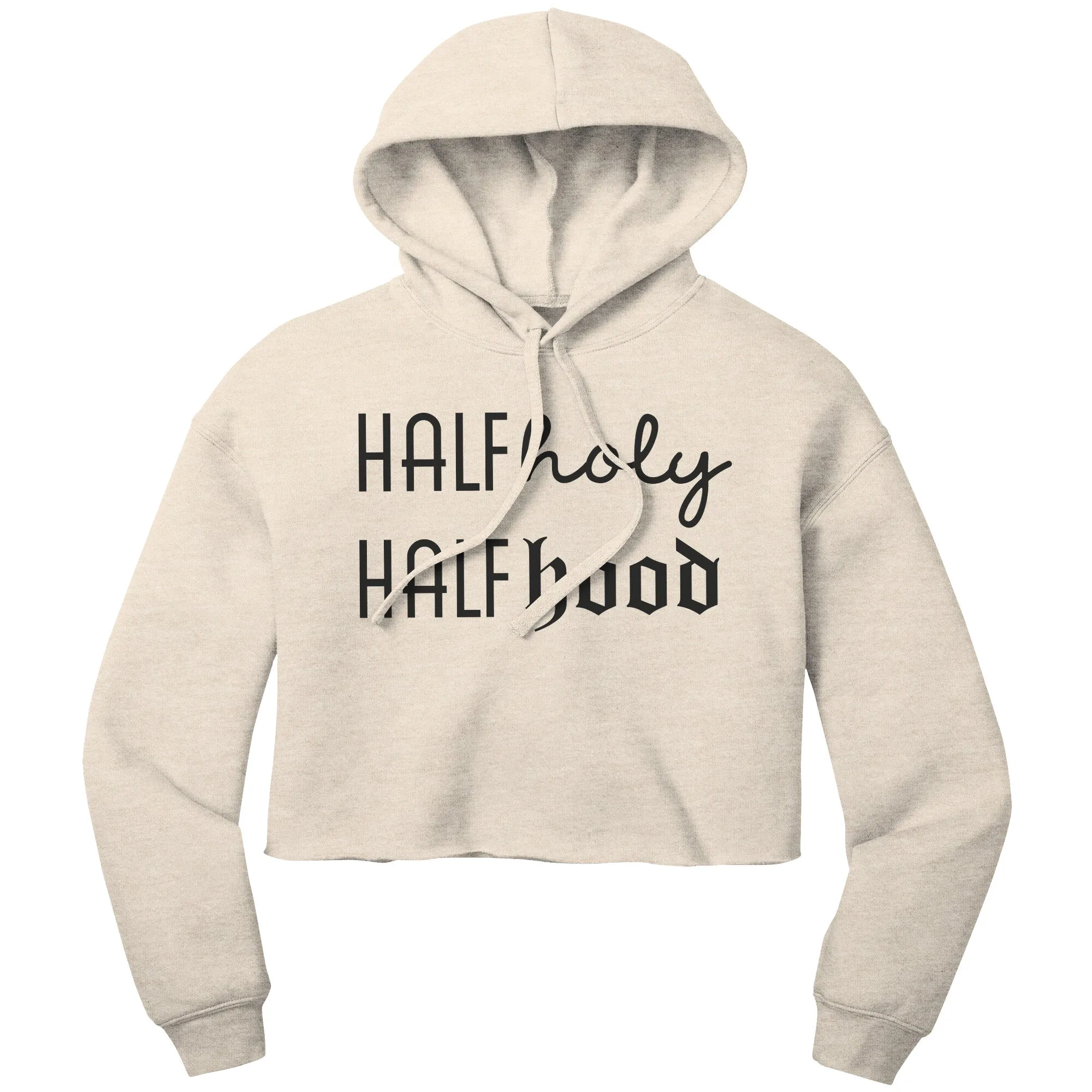 Holy Hood Womens Cropped Hoodie