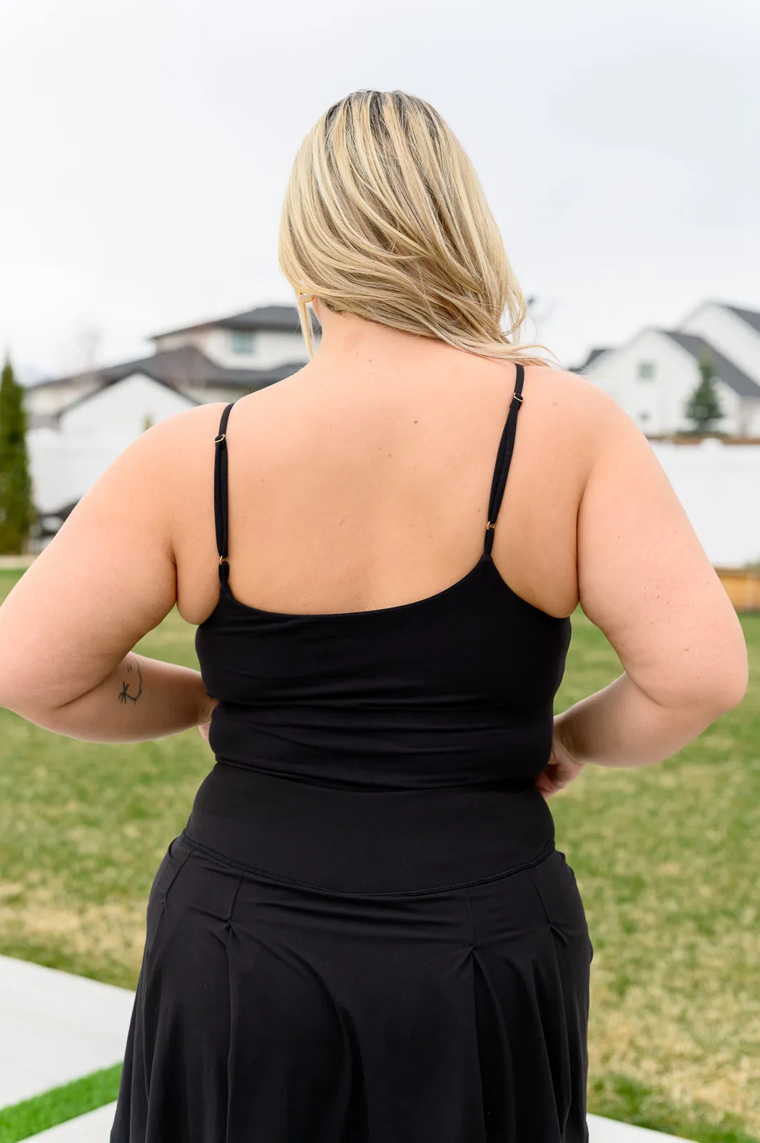 Hot Yoga Tank in Black - 4/16