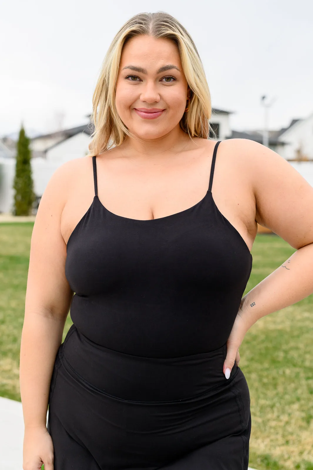 Hot Yoga Tank in Black - 4/16