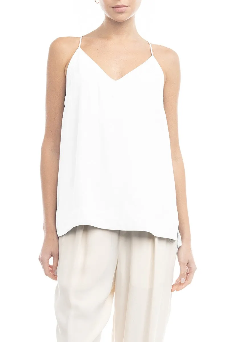 Jamie Racerback Cami - White