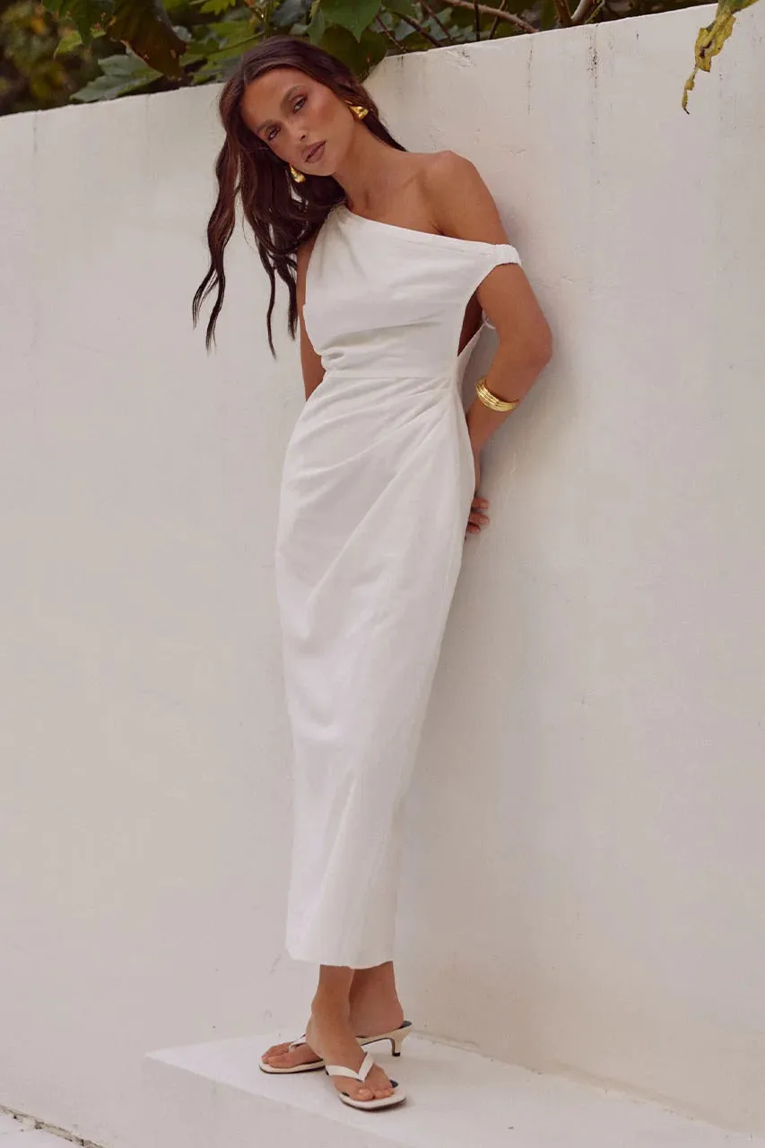 Jasmin Midi Dress - White