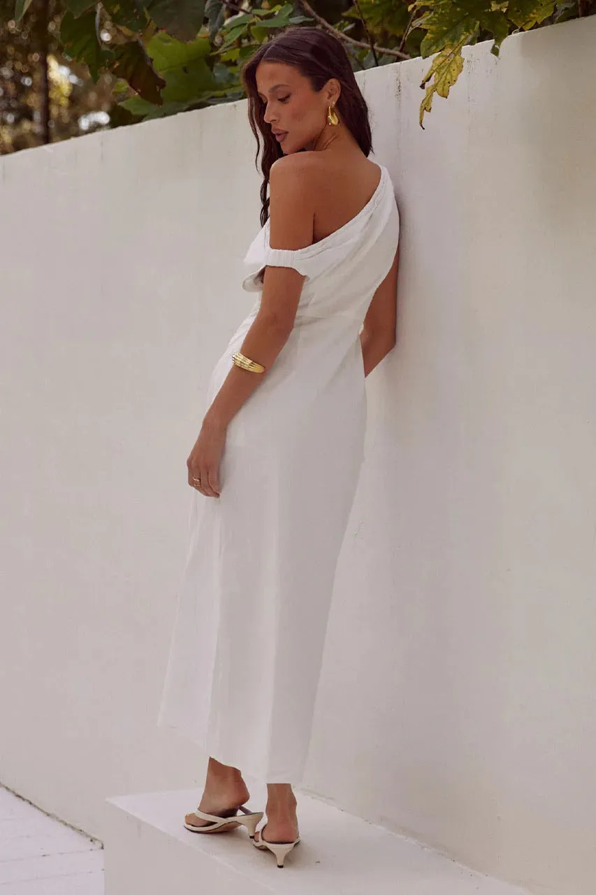 Jasmin Midi Dress - White