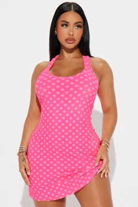 Just Dreaming PJ Sleep Dress - Hot Pink