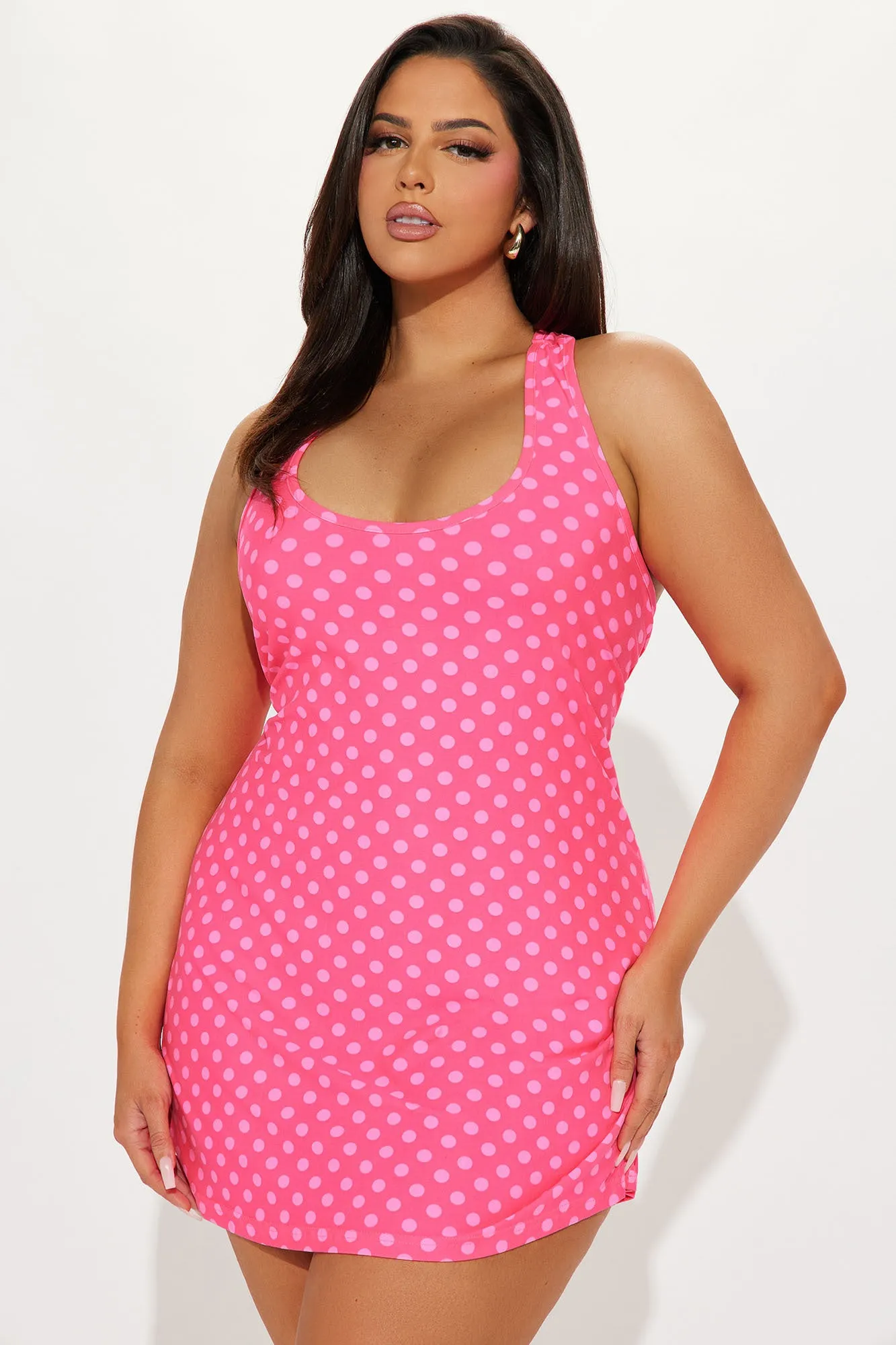 Just Dreaming PJ Sleep Dress - Hot Pink