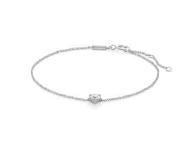 Lab-Grown Diamond ct. Mini Round Brilliant Bracelet | White