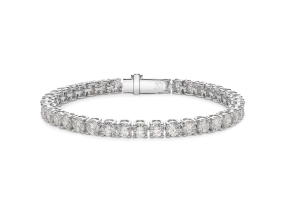 Lab-Grown Diamond Large Tennis Bracelet - G/H color, 7 length | White