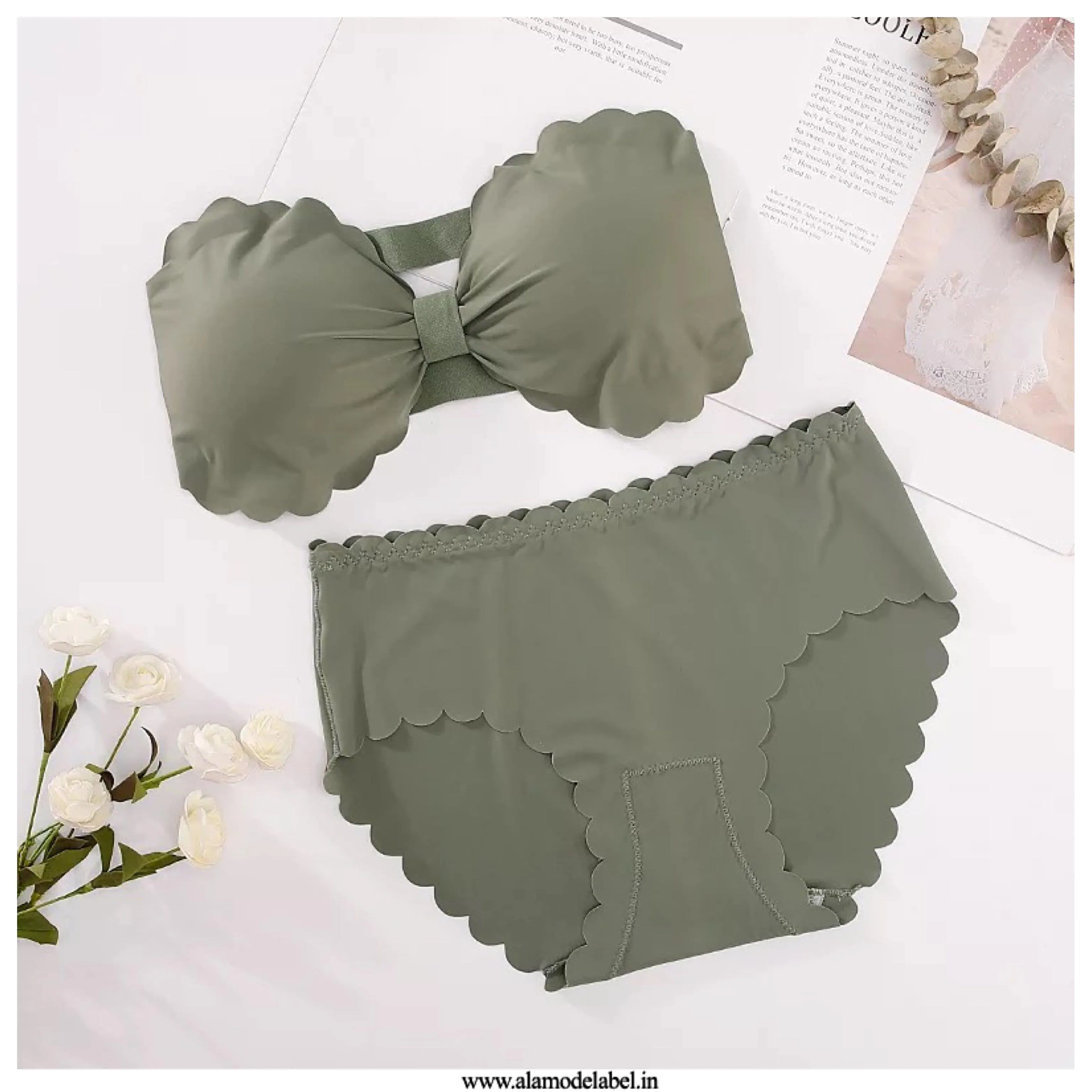 Luxury Scalloped Lingerie Set