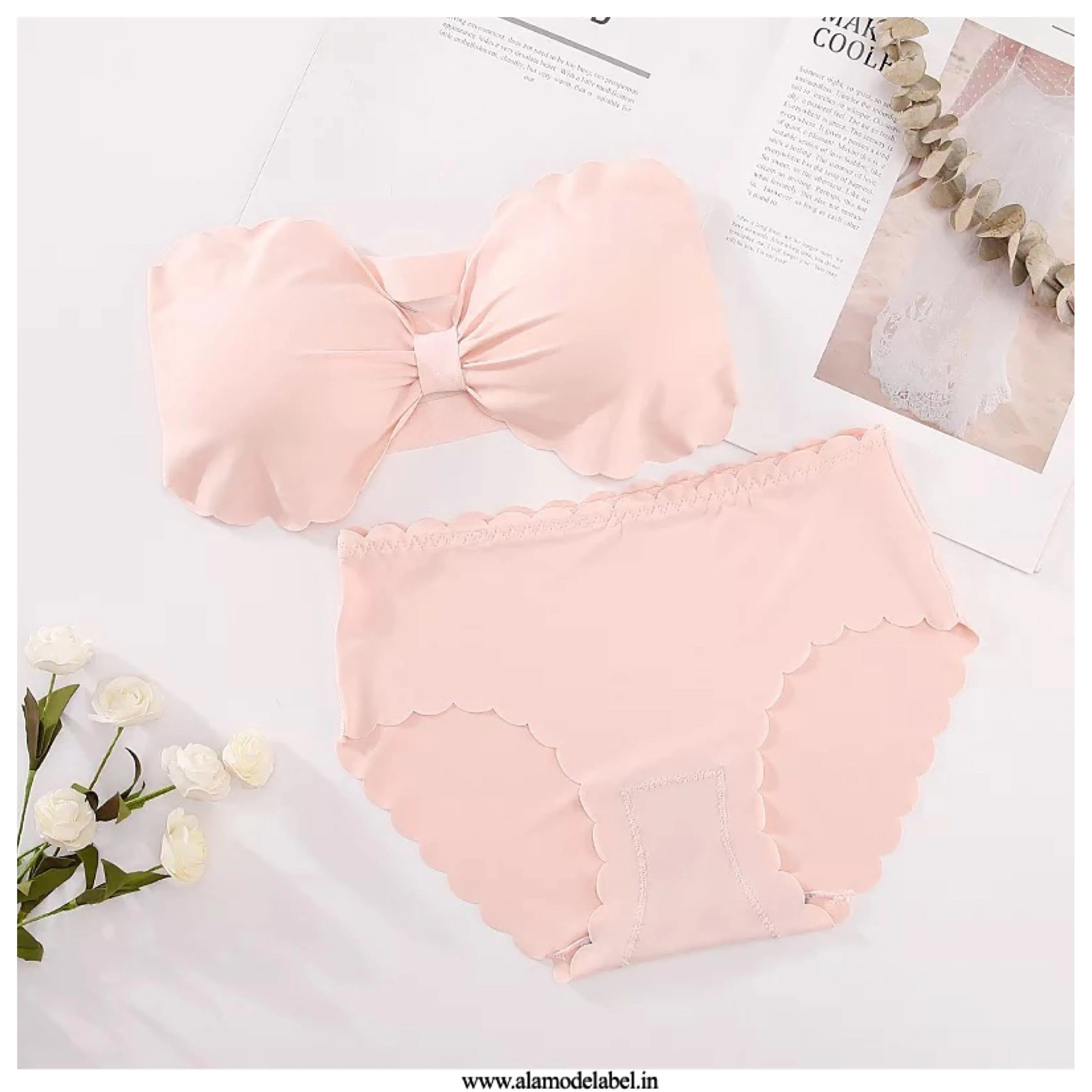 Luxury Scalloped Lingerie Set