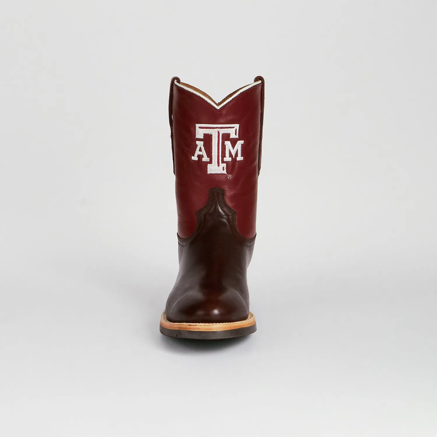 Men's A&M Roper Barn Boot :: Chocolate