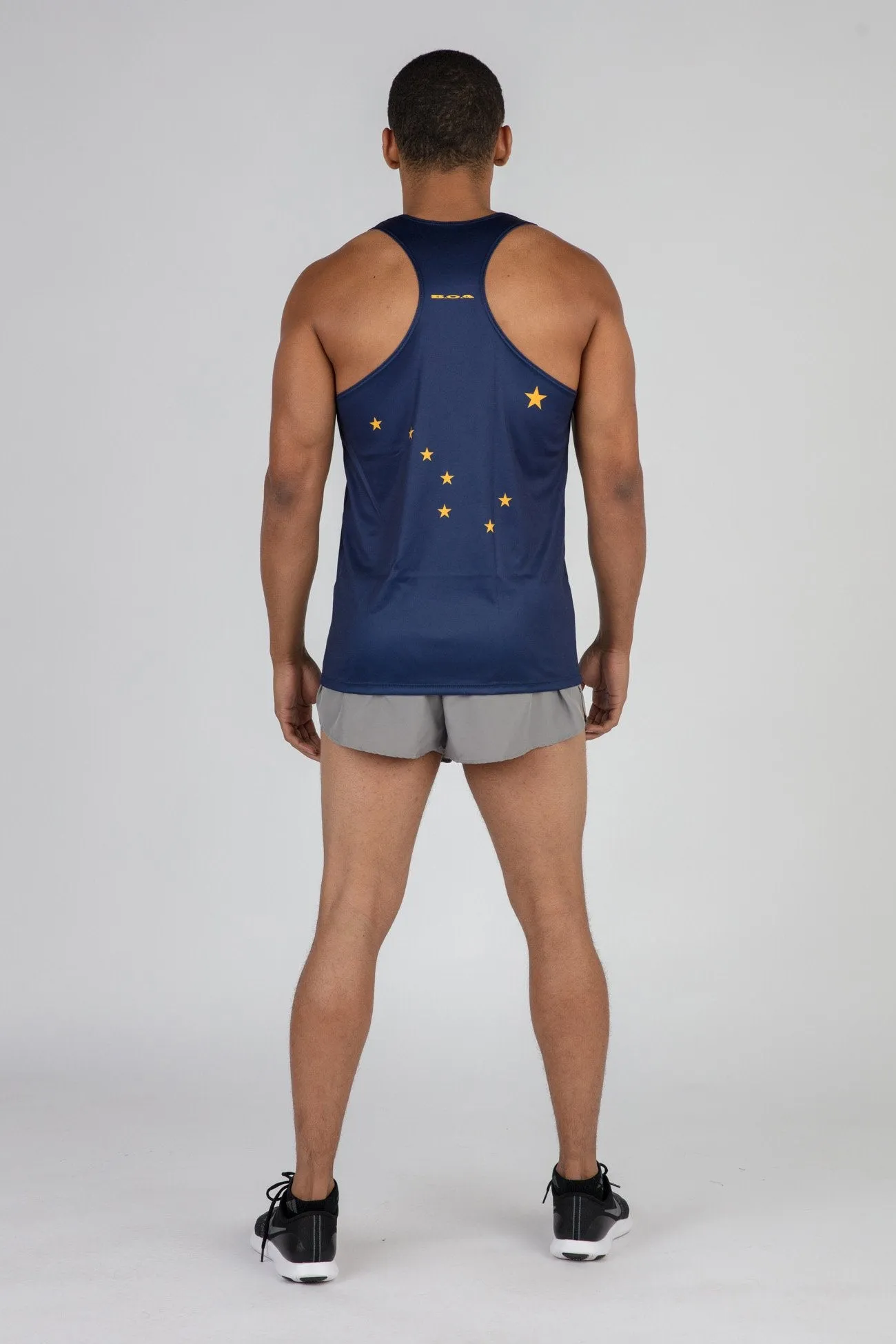 Men's Printed Singlet- Alaska