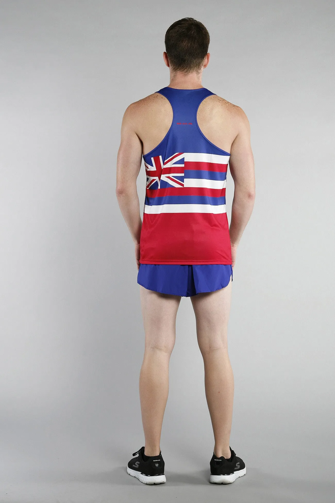 Men's Printed Singlet- Hawaii