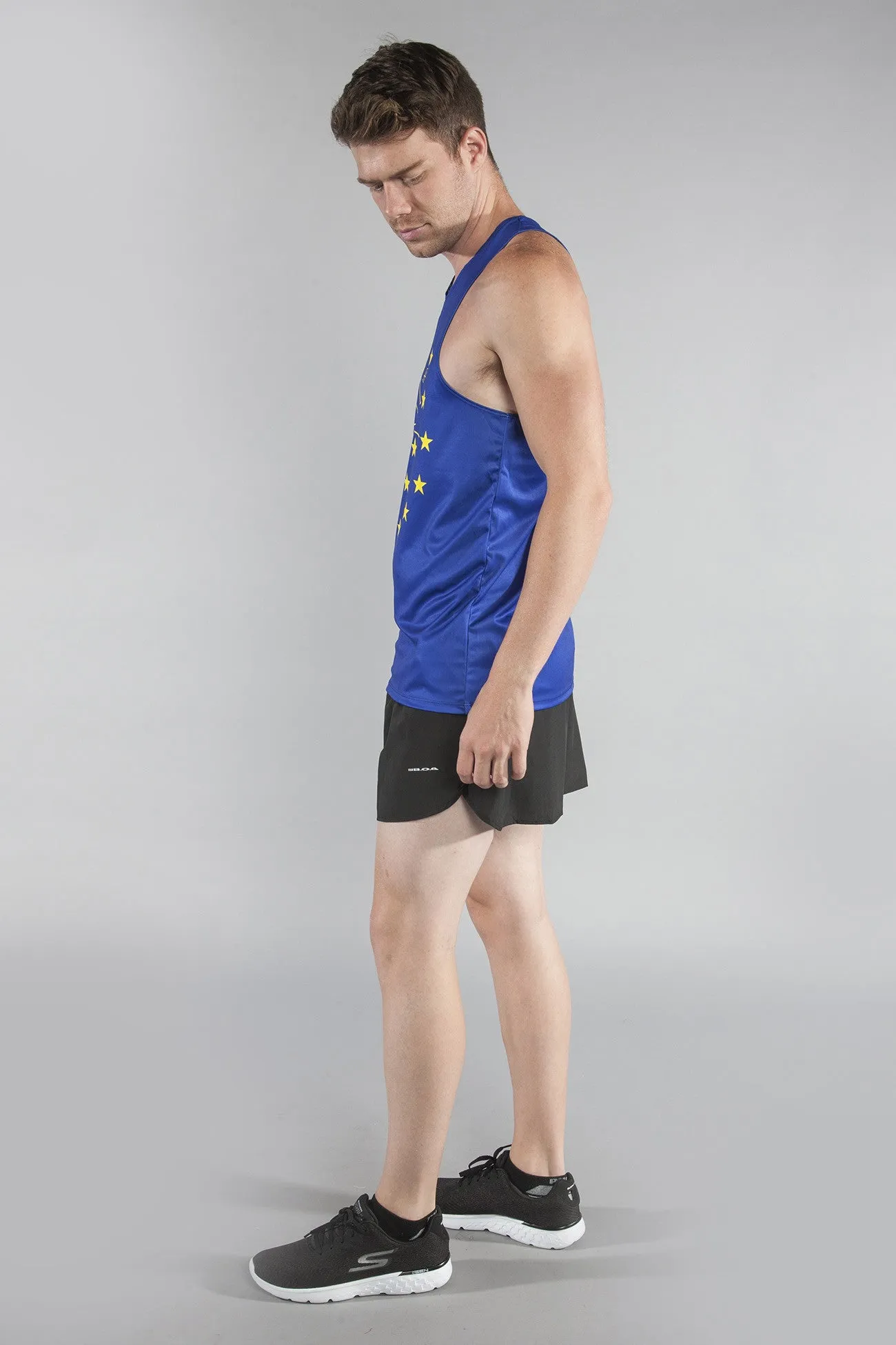 Men's Printed Singlet- Indiana