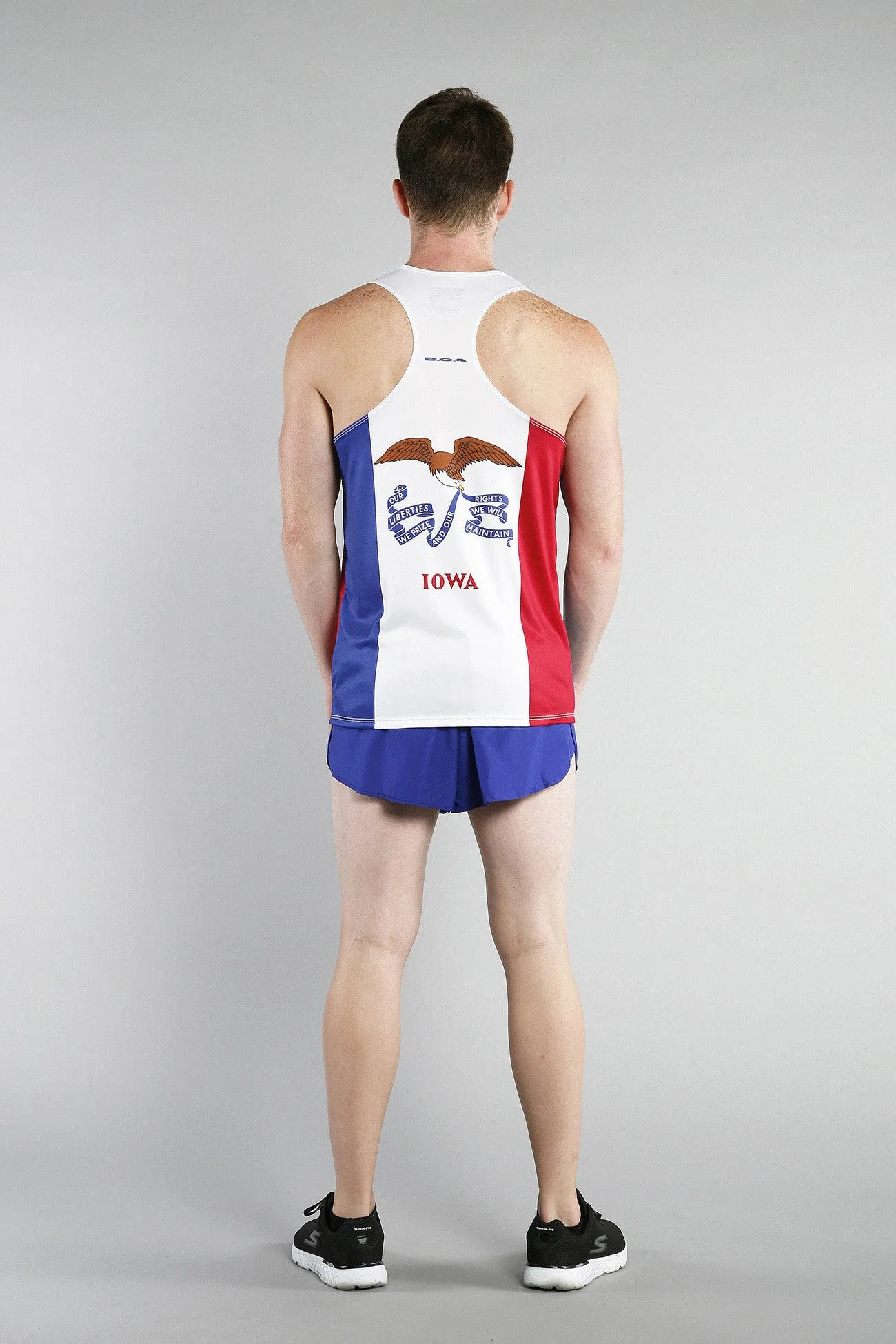 Men's Printed Singlet- Iowa