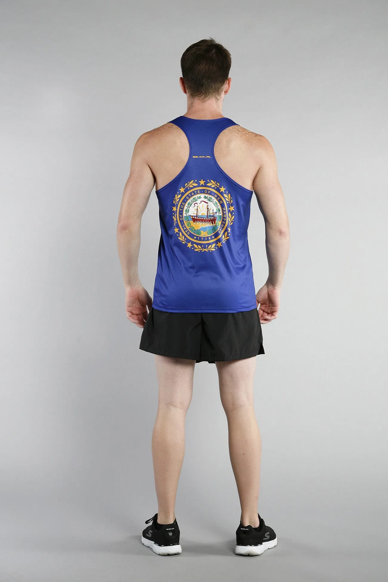 Men's Printed Singlet- New Hampshire