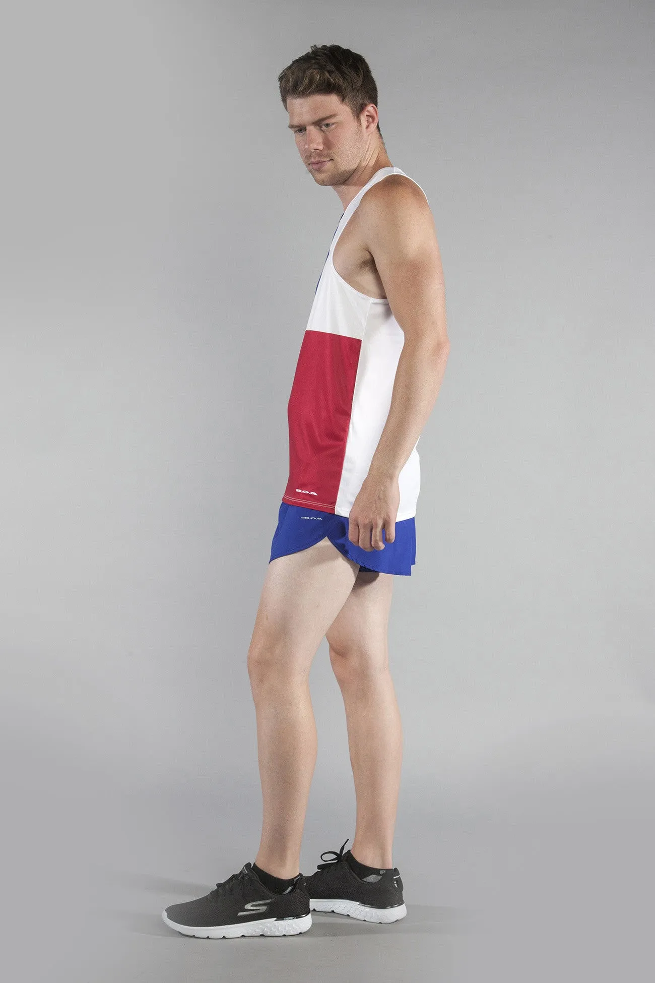 Men's Printed Singlet- Texas