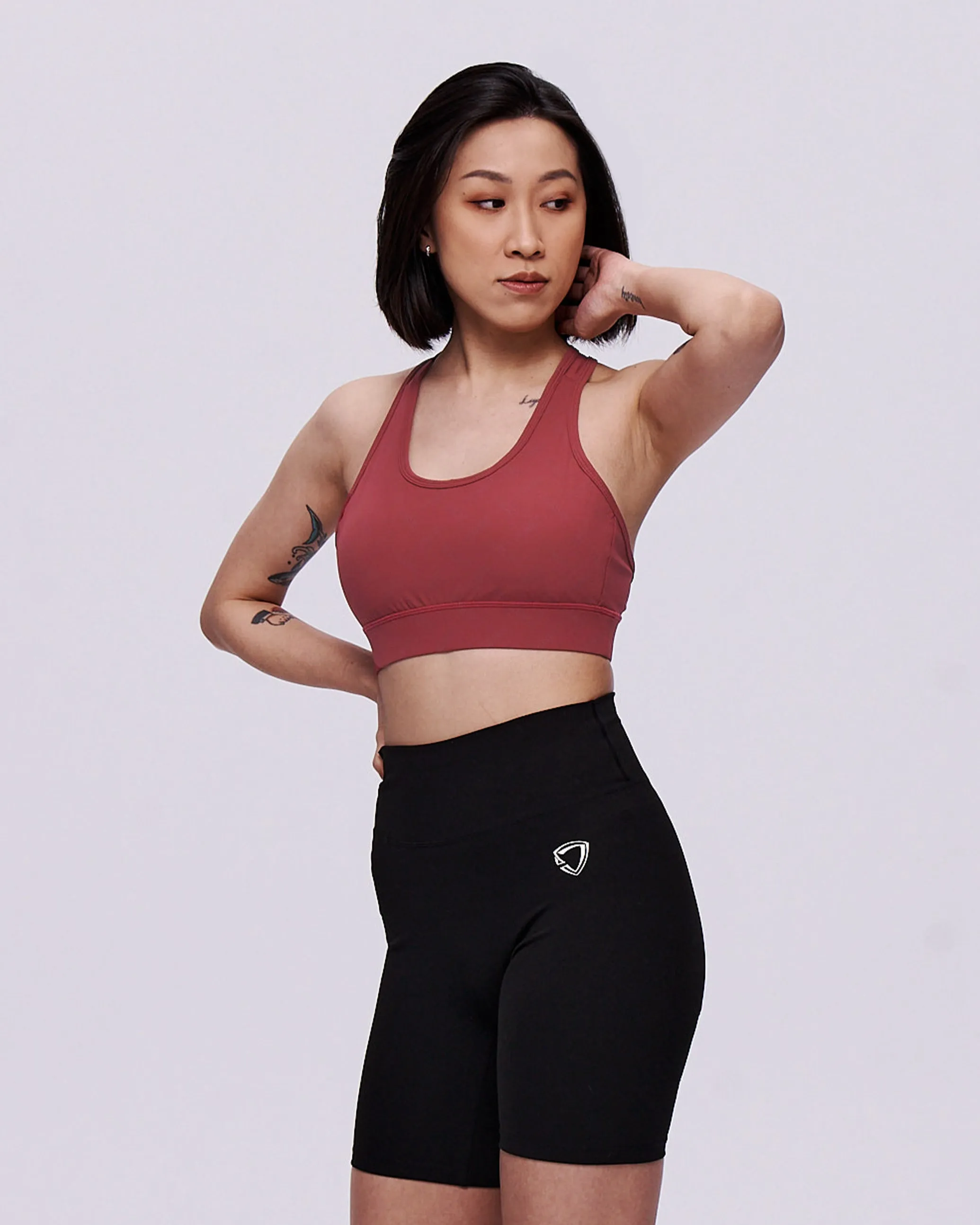 Monogram Racerback Sports Bra