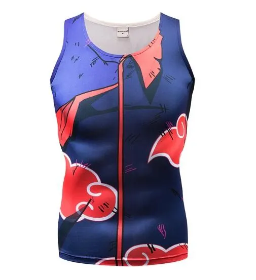 Naruto Battle Damaged 'Akatsuki' Compression Tank Top