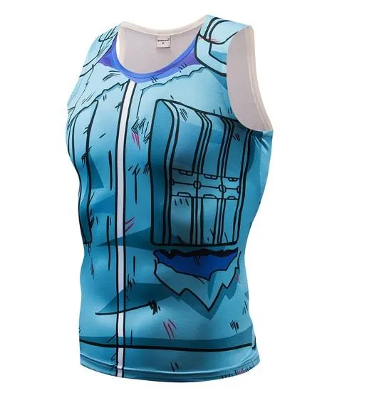 Naruto Battle Damaged 'Kakashi' Compression Tank Top