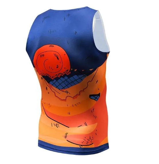 Naruto Battle Damaged 'Teen Naruto' Compression Tank Top