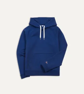 Navy Cotton Hooded Sweatshirt