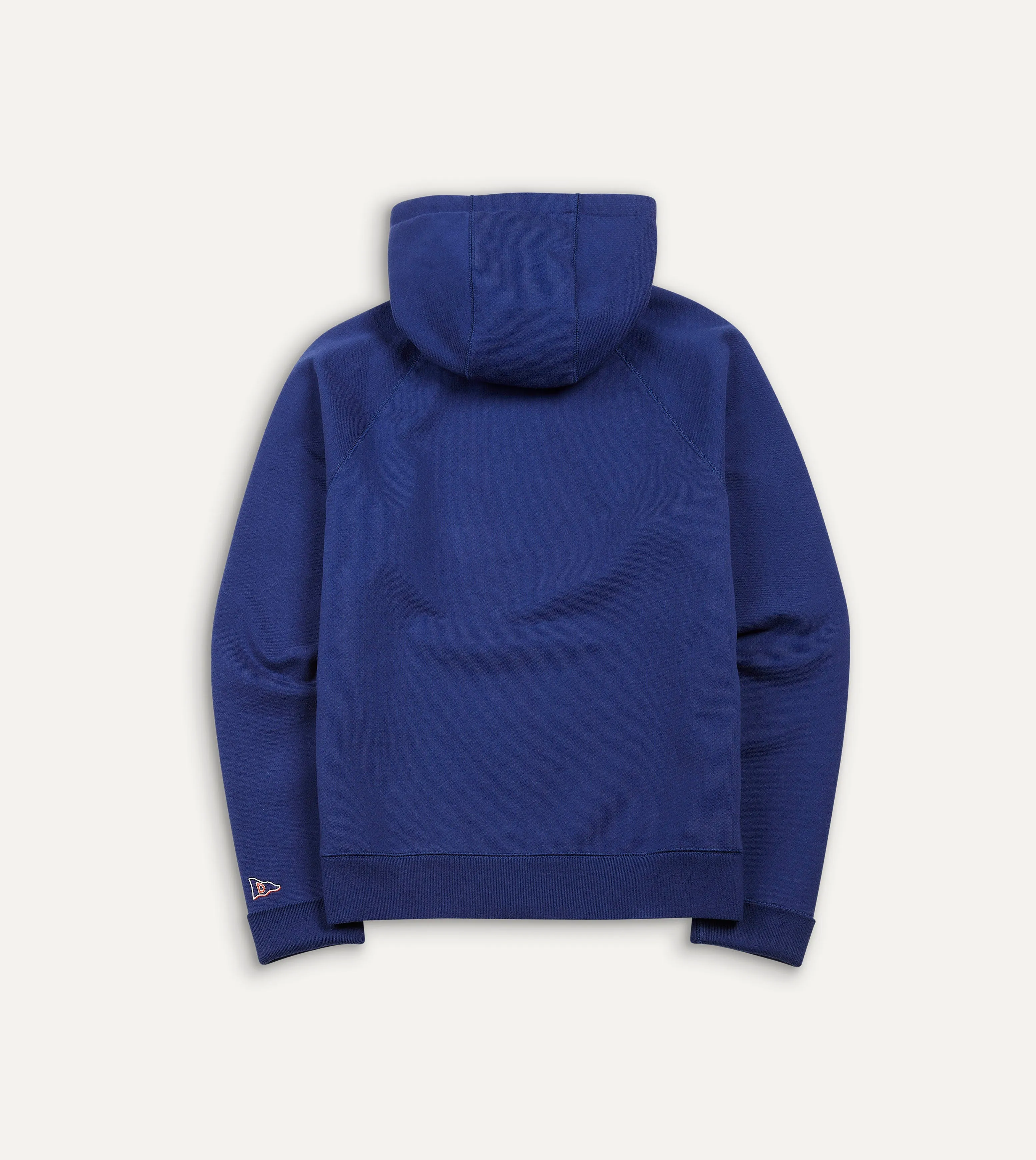 Navy Cotton Hooded Sweatshirt