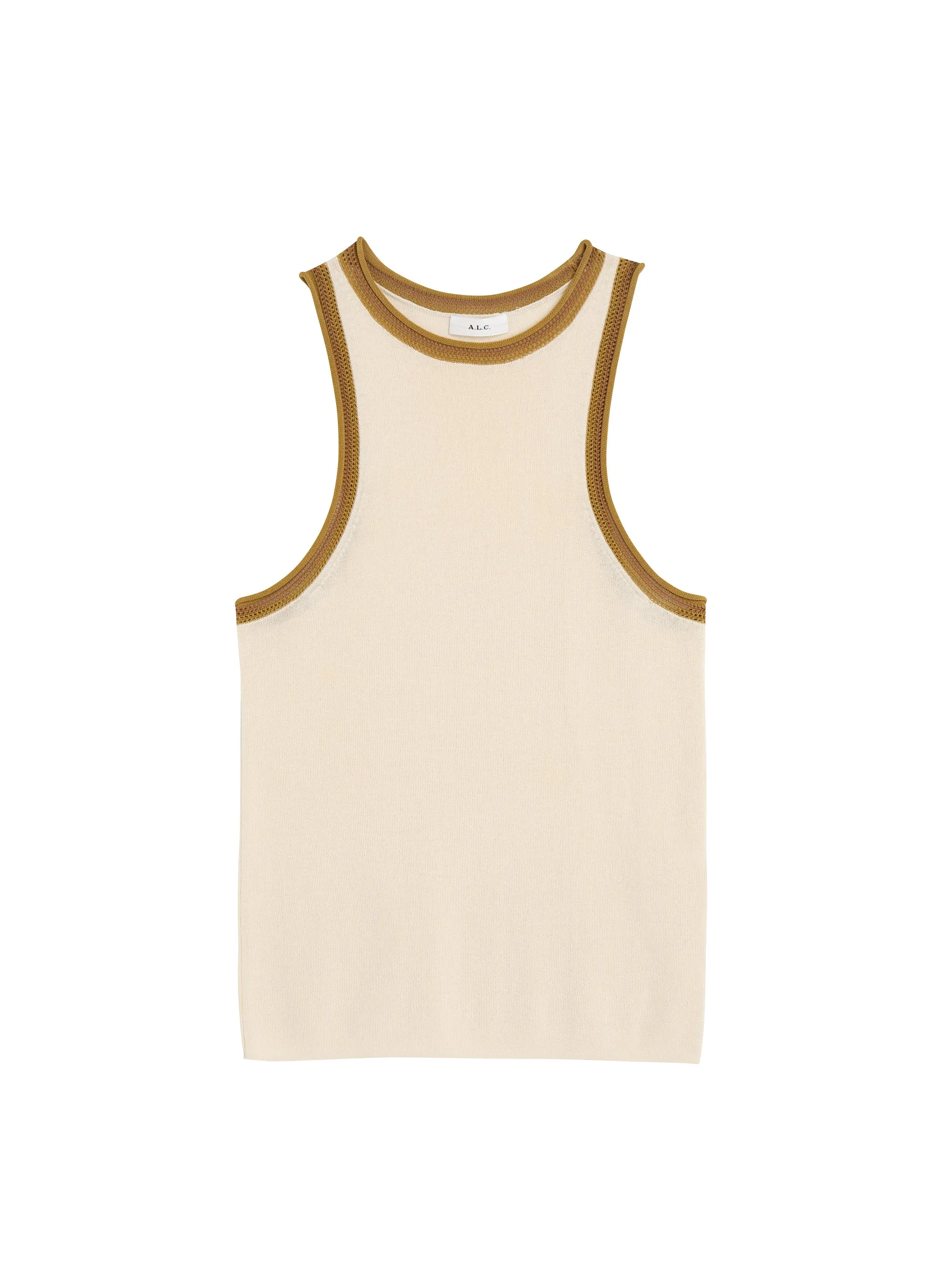 Nelly Contrast Trim Knit Tank