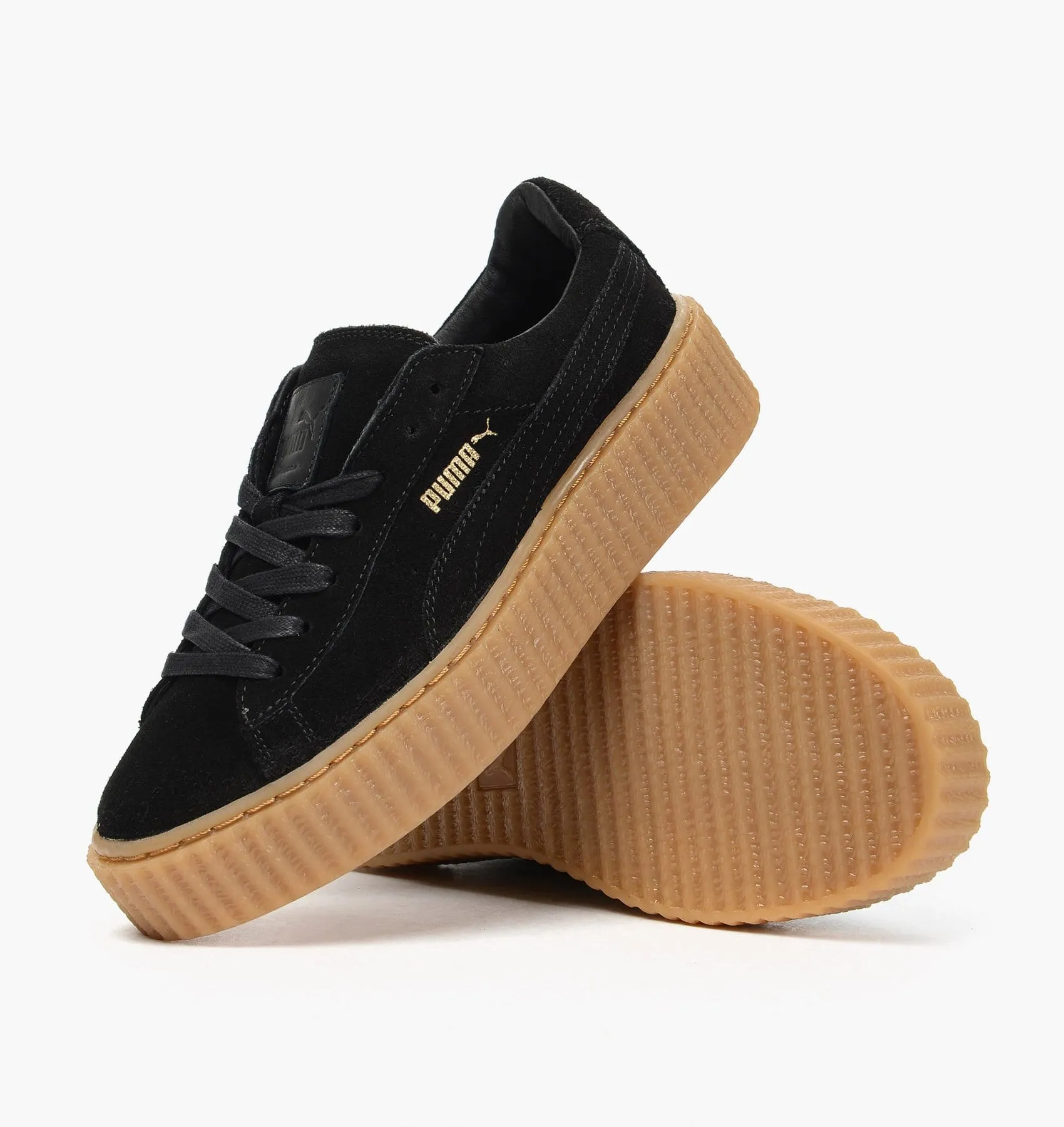 Rihanna x PUMA Suede Creeper Black-Gum