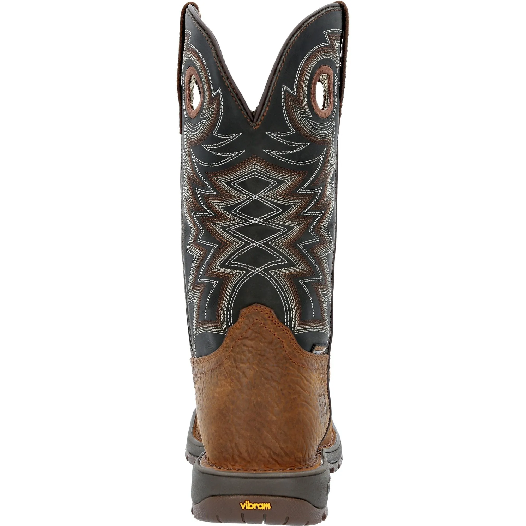 Rocky Men's Legacy 32 11" Steel Toe WP Western Work Boot- Brown- RKW0356