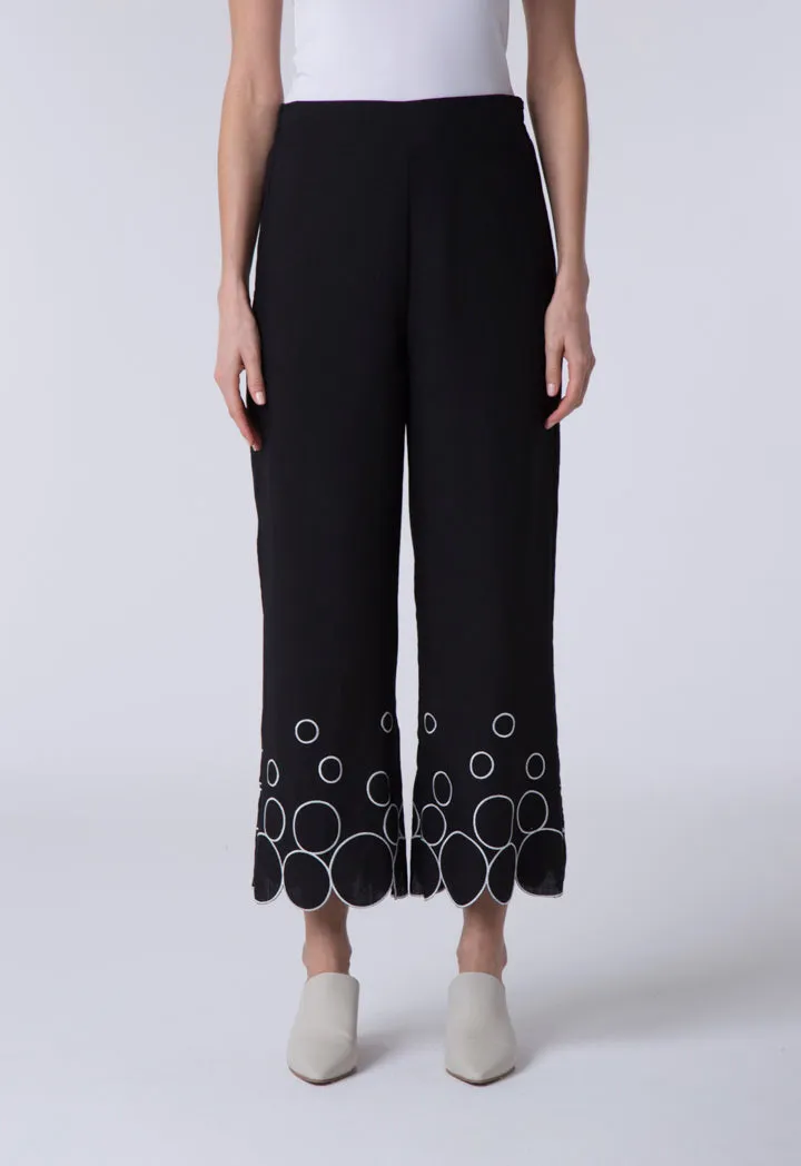 Scallop Hem Trouser