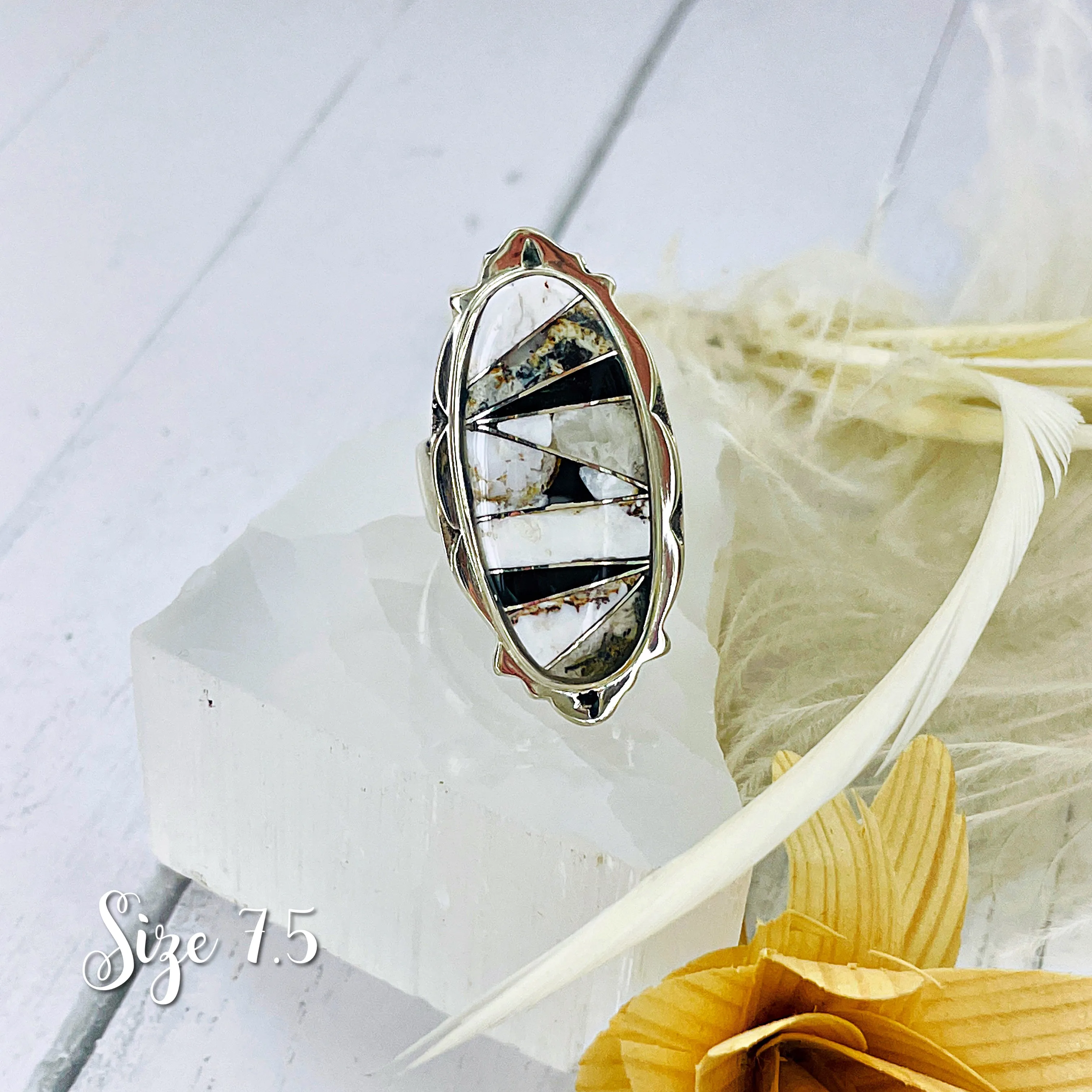 Scarlett {White Buffalo} Ring