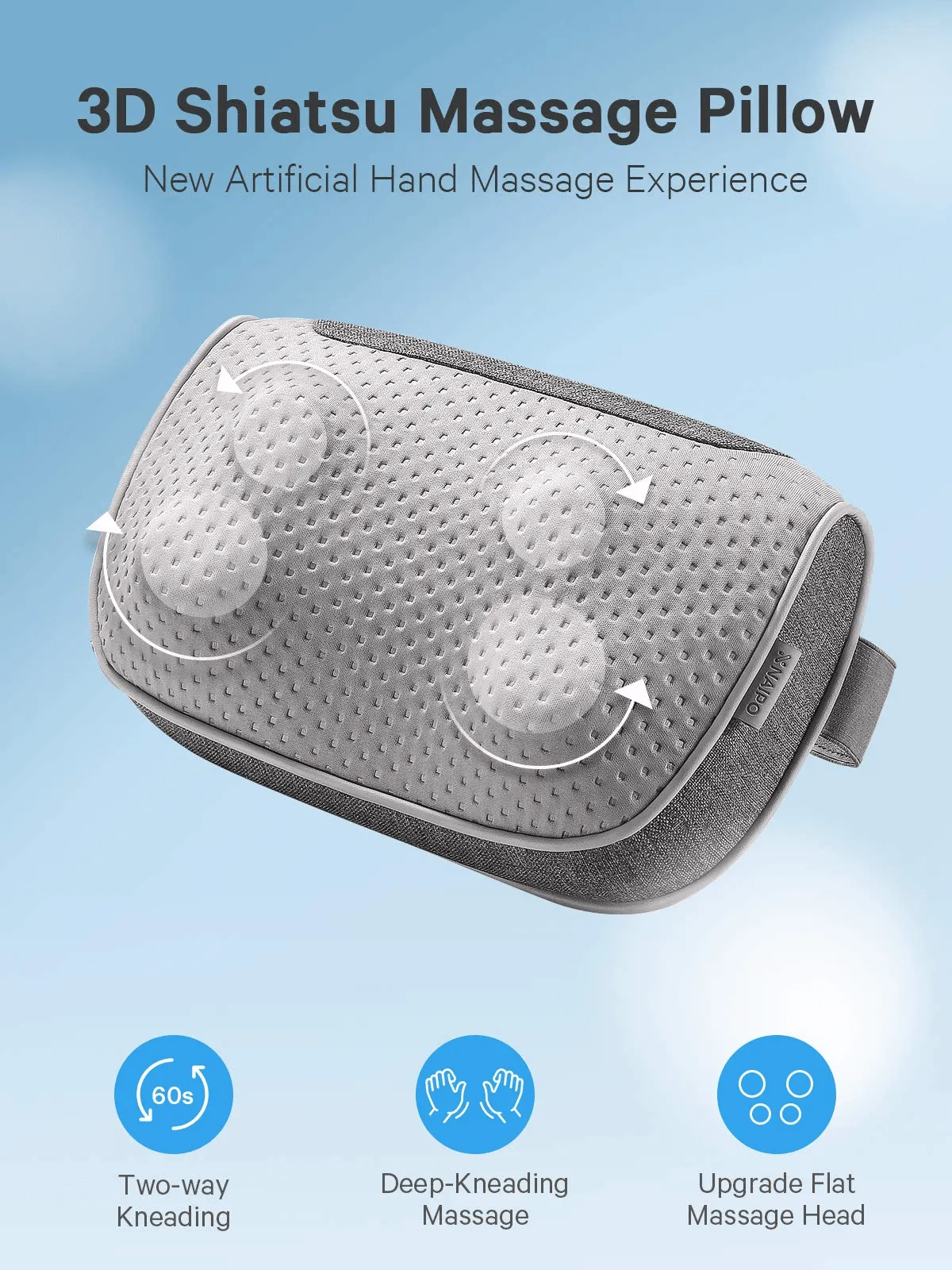 Shiatsu Massage Pillow with Heat